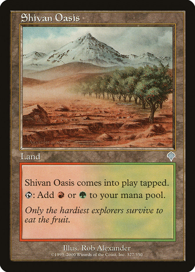 Shivan Oasis [Invasion] | Pegasus Games WI