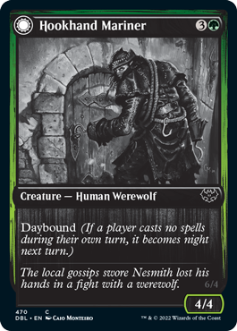 Hookhand Mariner // Riphook Raider [Innistrad: Double Feature] | Pegasus Games WI