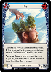 Pry (Blue) [EVR130] (Everfest)  1st Edition Rainbow Foil | Pegasus Games WI