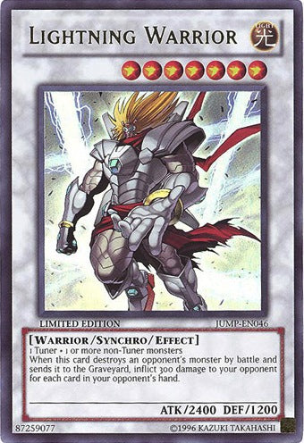 Lightning Warrior [JUMP-EN046] Ultra Rare | Pegasus Games WI