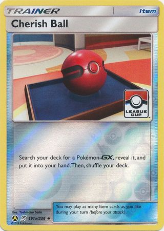 Cherish Ball (191a/236) (League Promo) [Sun & Moon: Unified Minds] | Pegasus Games WI
