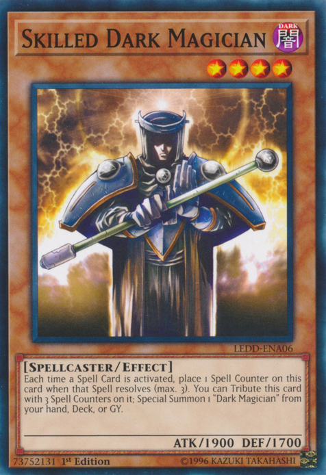 Skilled Dark Magician [LEDD-ENA06] Common | Pegasus Games WI