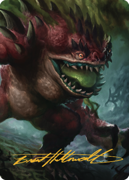 Hezrou Art Card (Gold-Stamped Signature) [Commander Legends: Battle for Baldur's Gate Art Series] | Pegasus Games WI