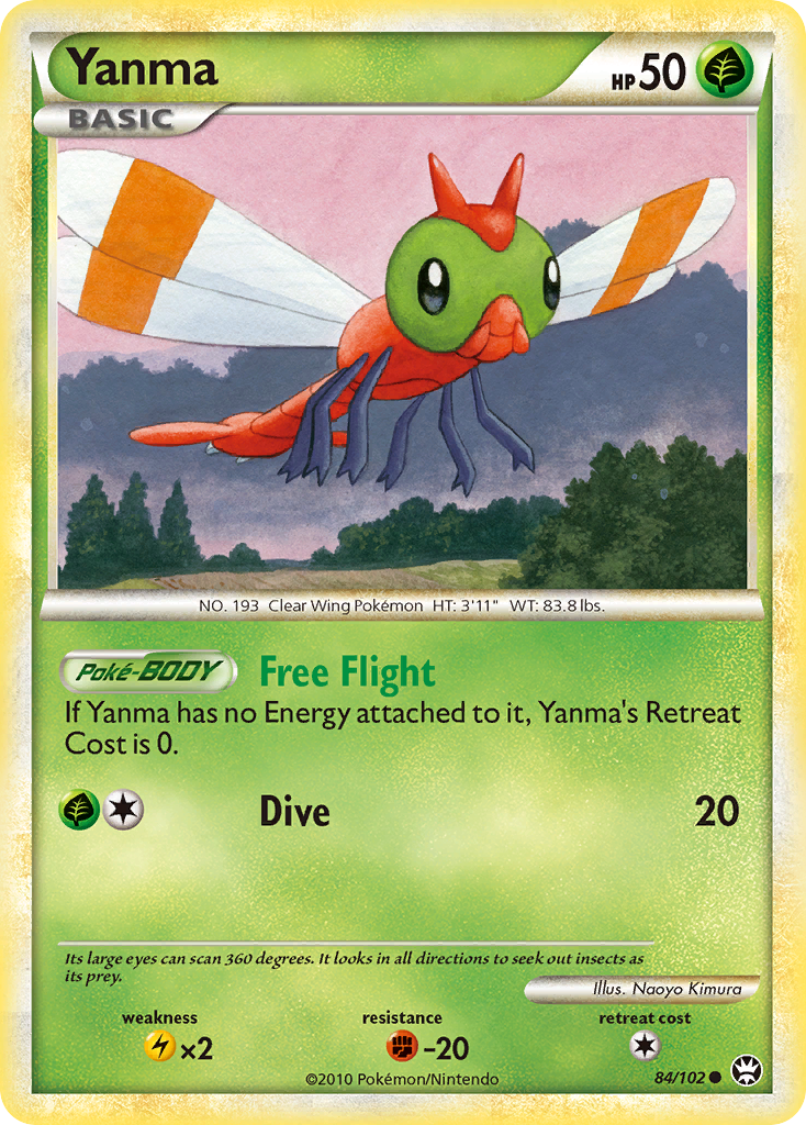 Yanma (84/102) [HeartGold & SoulSilver: Triumphant] | Pegasus Games WI