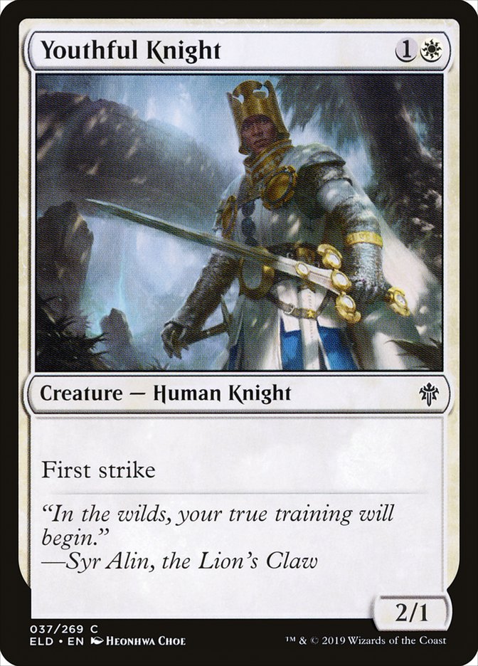 Youthful Knight [Throne of Eldraine] | Pegasus Games WI