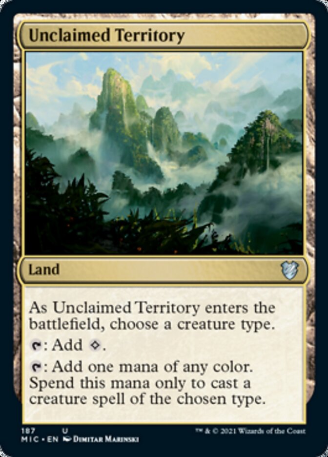 Unclaimed Territory [Innistrad: Midnight Hunt Commander] | Pegasus Games WI