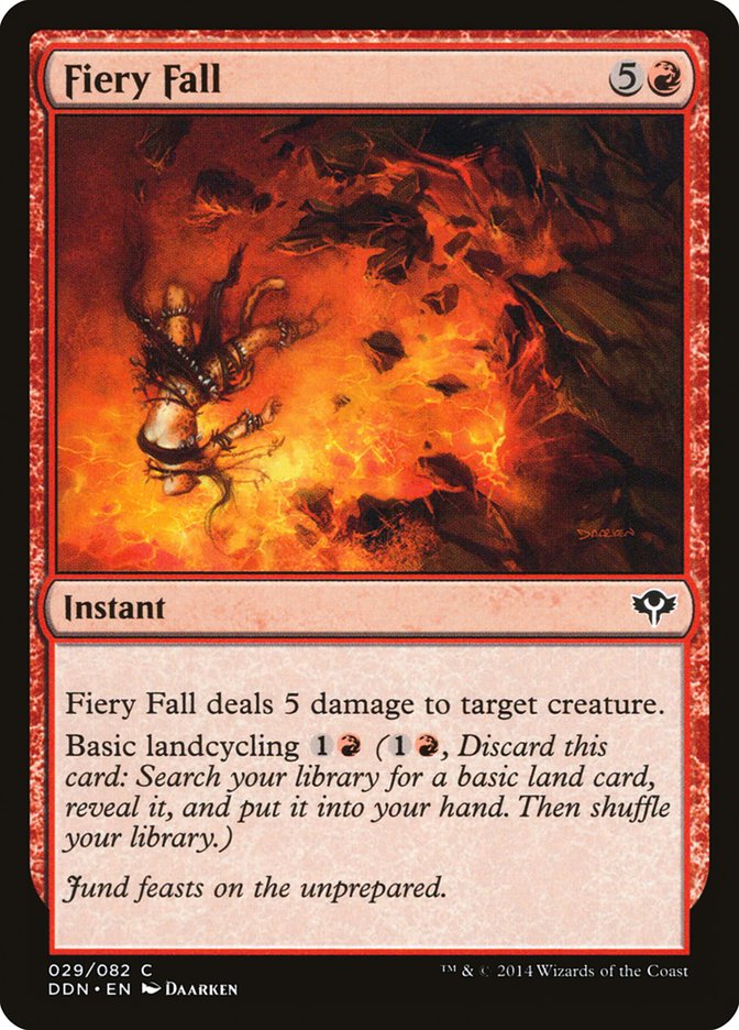 Fiery Fall [Duel Decks: Speed vs. Cunning] | Pegasus Games WI