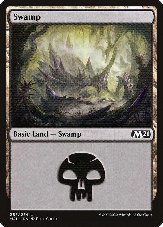 Swamp (267) [Core Set 2021] | Pegasus Games WI