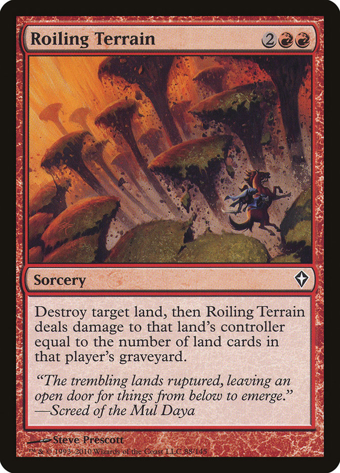 Roiling Terrain [Worldwake] | Pegasus Games WI