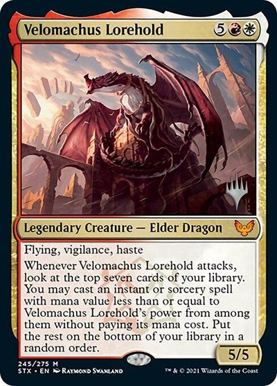 Velomachus Lorehold (Promo Pack) [Strixhaven: School of Mages Promos] | Pegasus Games WI