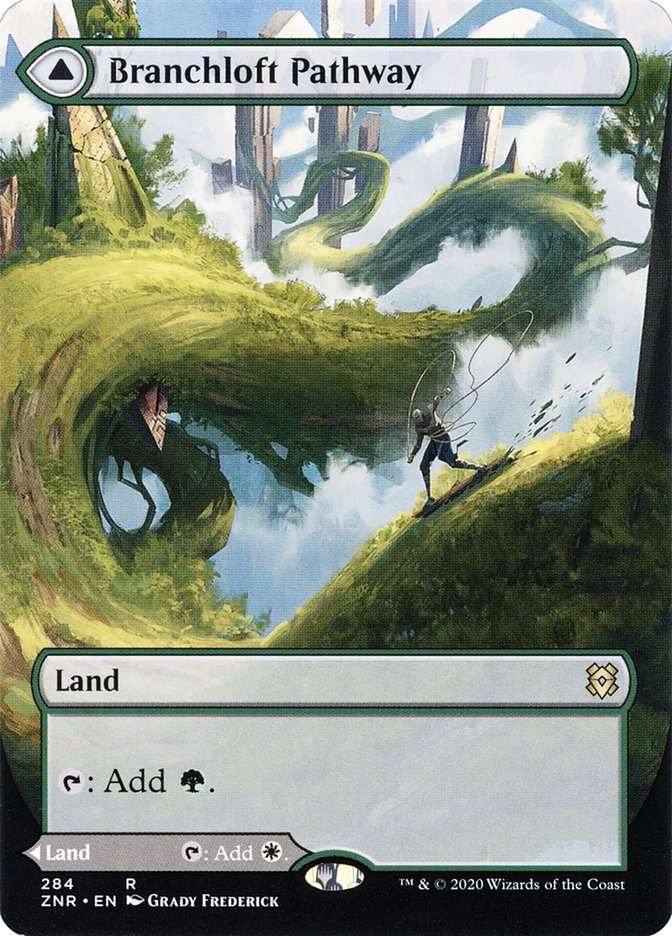 Branchloft Pathway // Boulderloft Pathway (Borderless Alternate Art) [Zendikar Rising] | Pegasus Games WI