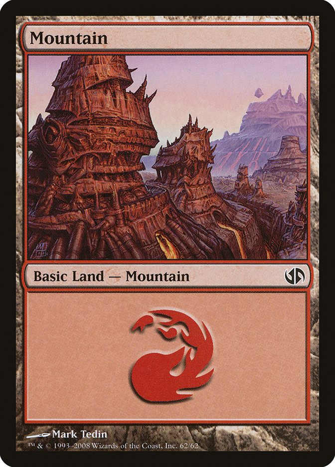 Mountain (62) [Duel Decks: Jace vs. Chandra] | Pegasus Games WI