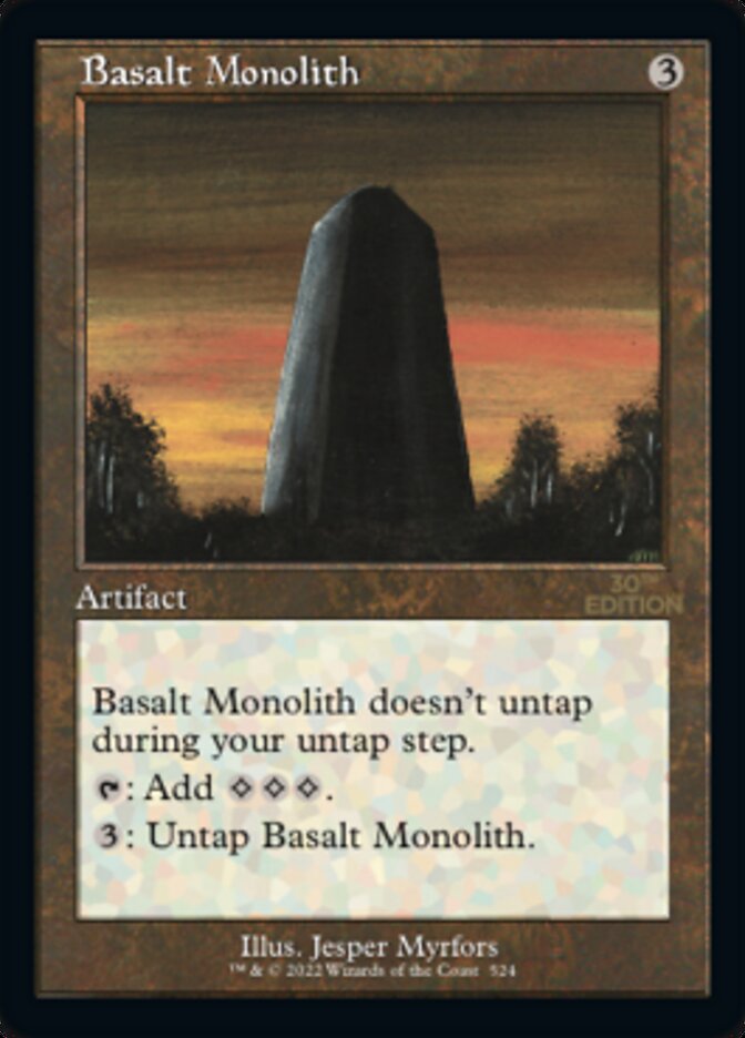 Basalt Monolith (Retro) [30th Anniversary Edition] | Pegasus Games WI