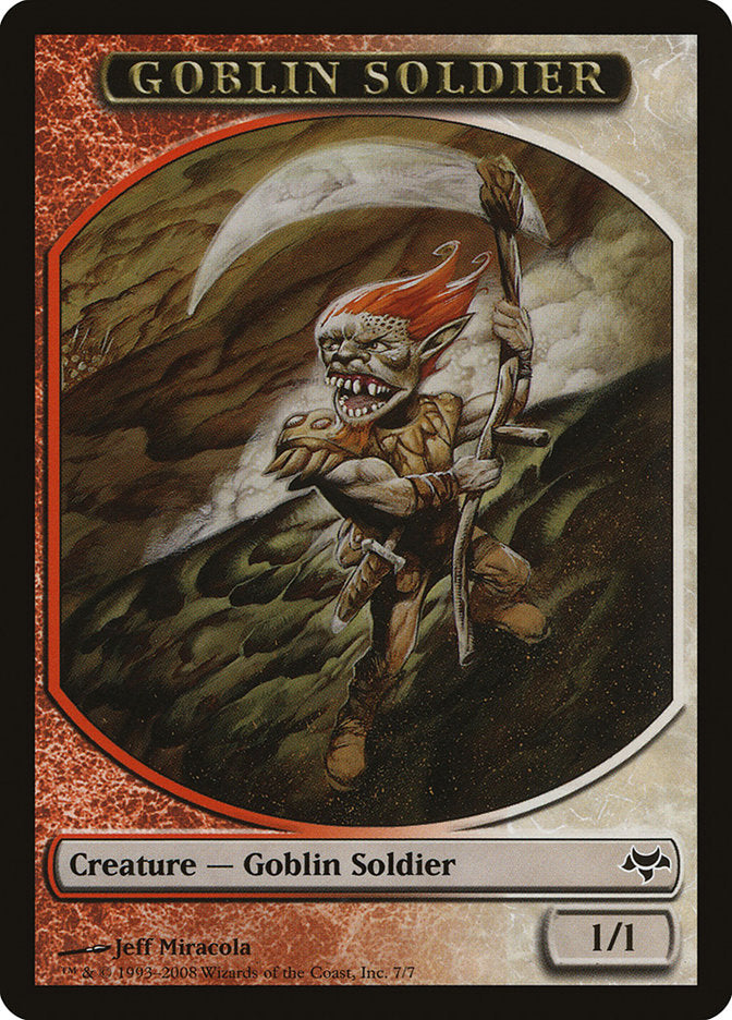 Goblin Soldier Token [Eventide Tokens] | Pegasus Games WI