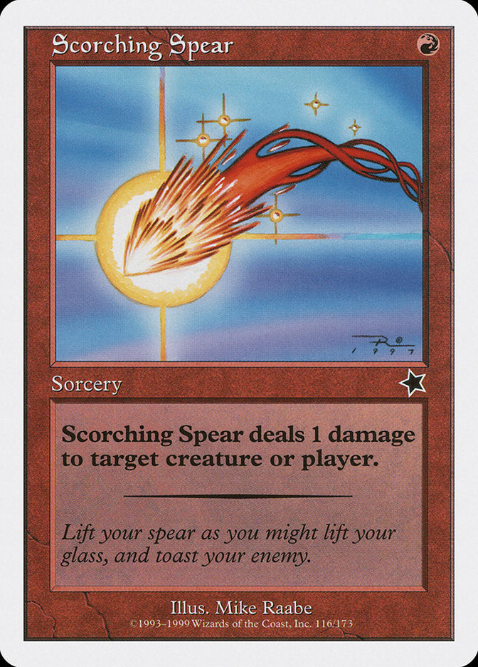 Scorching Spear [Starter 1999] | Pegasus Games WI