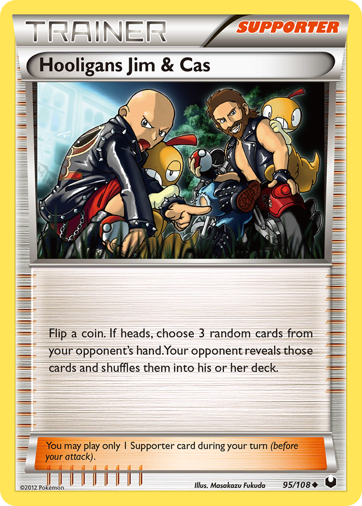 Hooligans Jim & Cas (95/108) [Black & White: Dark Explorers] | Pegasus Games WI