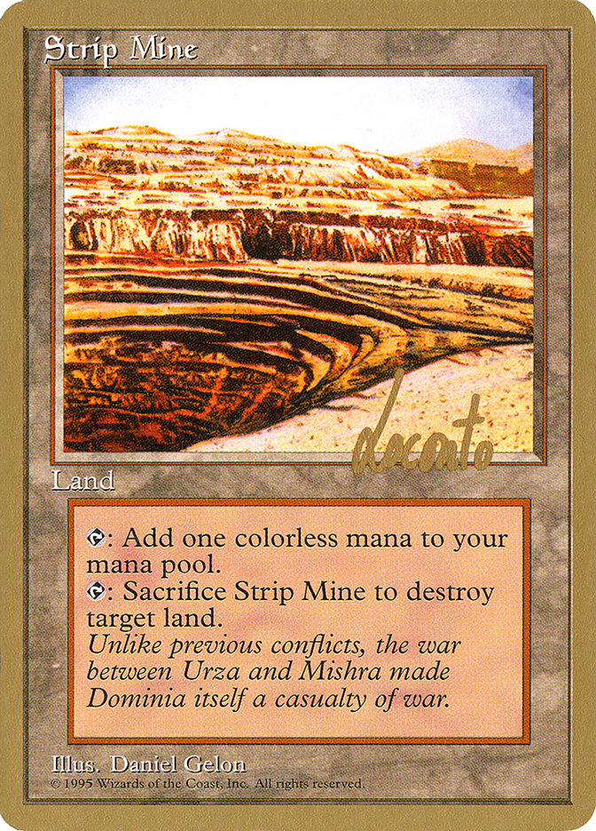 Strip Mine (Michael Loconto) [Pro Tour Collector Set] | Pegasus Games WI