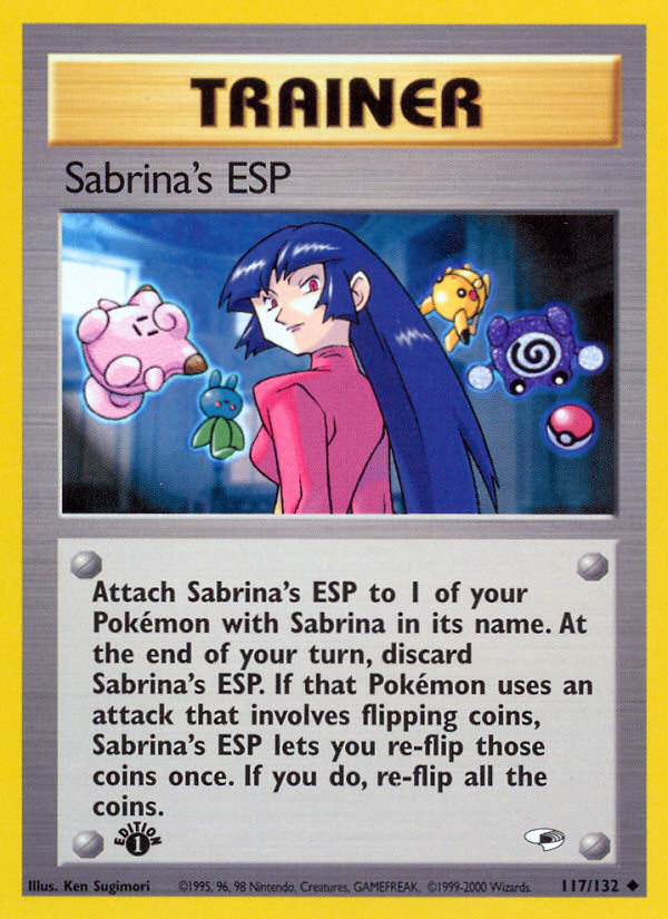 Sabrina's ESP (117/132) [Gym Heroes 1st Edition] | Pegasus Games WI