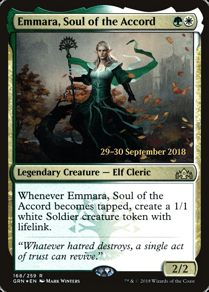 Emmara, Soul of the Accord [Guilds of Ravnica Prerelease Promos] | Pegasus Games WI