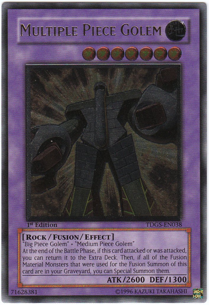Multiple Piece Golem (UTR) [TDGS-EN038] Ultimate Rare | Pegasus Games WI
