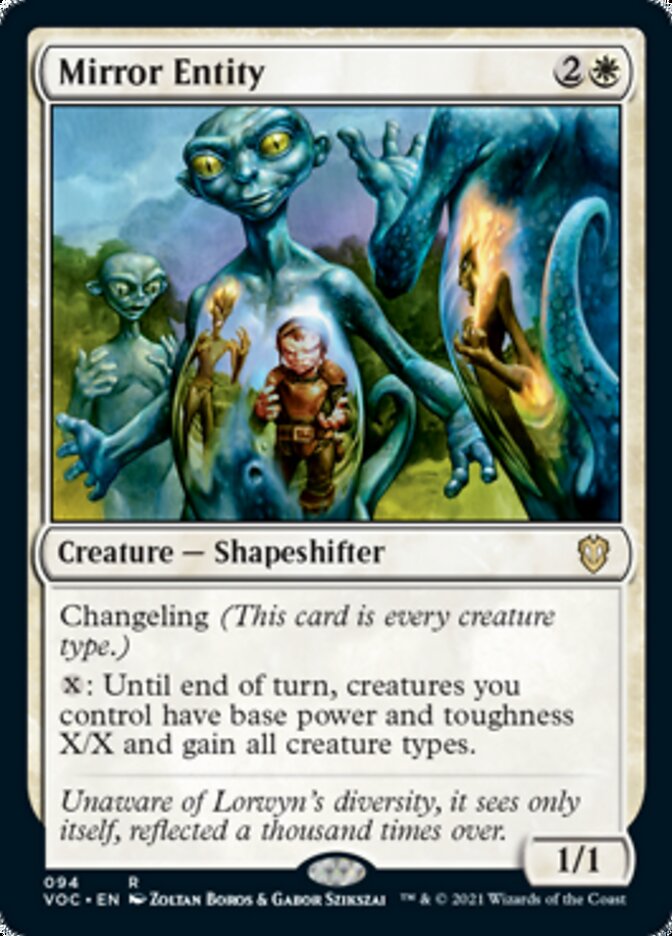 Mirror Entity [Innistrad: Crimson Vow Commander] | Pegasus Games WI