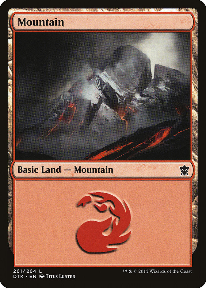 Mountain (261) [Dragons of Tarkir] | Pegasus Games WI