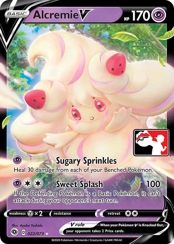 Alcremie V (22/73) [Prize Pack Series One] | Pegasus Games WI