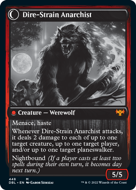 Volatile Arsonist // Dire-Strain Anarchist [Innistrad: Double Feature] | Pegasus Games WI