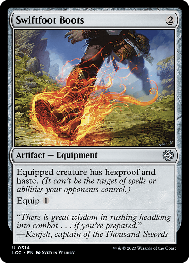 Swiftfoot Boots [The Lost Caverns of Ixalan Commander] | Pegasus Games WI