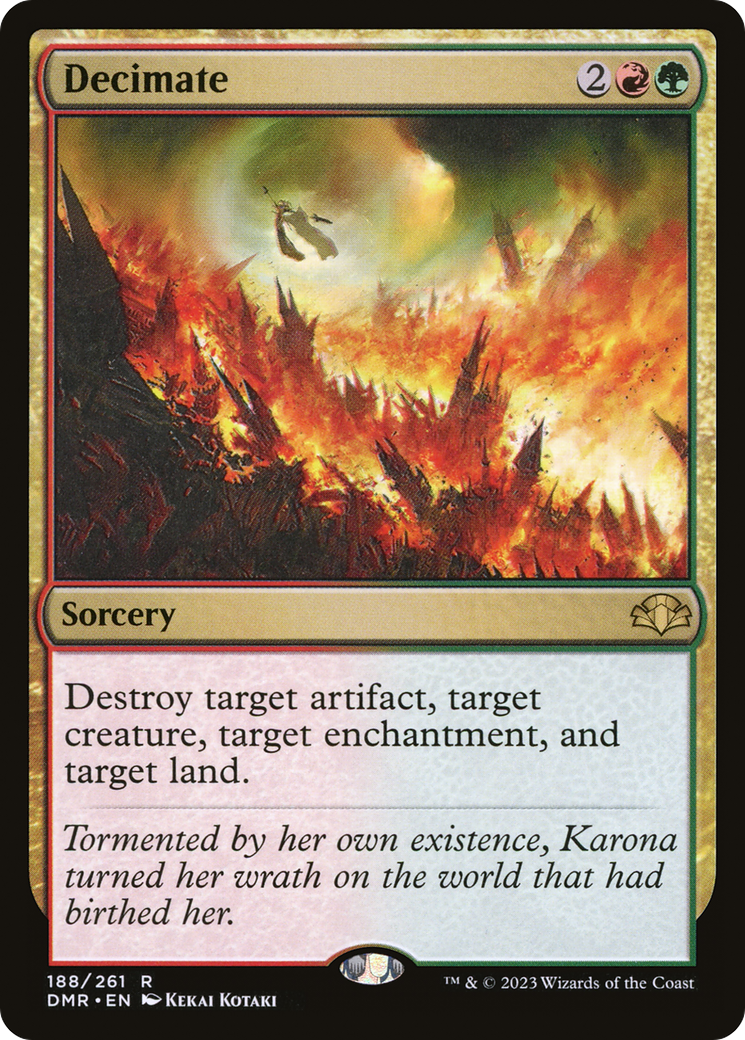 Decimate [Dominaria Remastered] | Pegasus Games WI