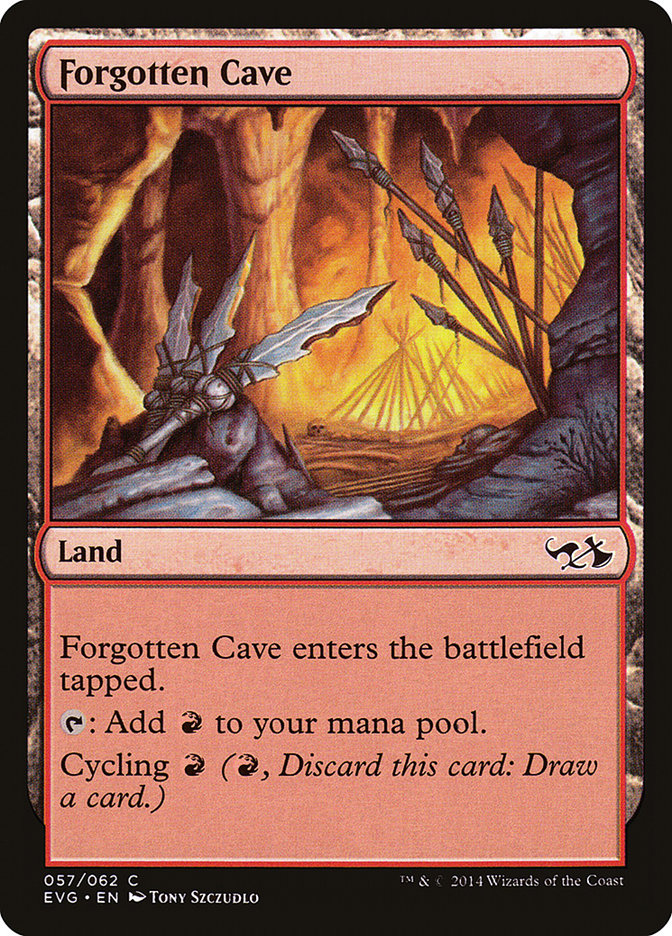 Forgotten Cave (Elves vs. Goblins) [Duel Decks Anthology] | Pegasus Games WI