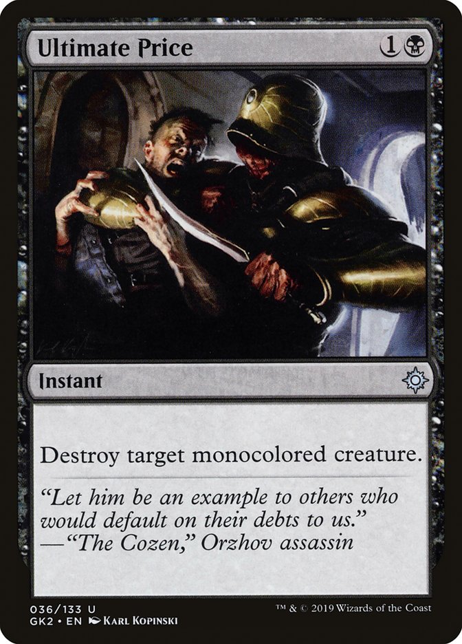 Ultimate Price [Ravnica Allegiance Guild Kit] | Pegasus Games WI