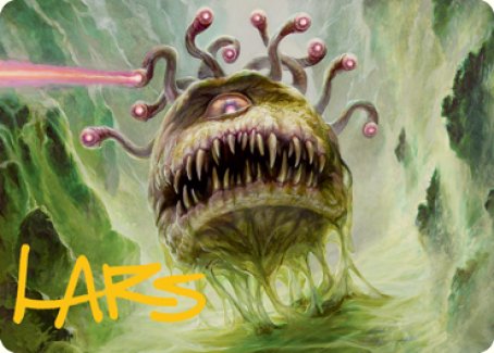 Beholder Art Card (Gold-Stamped Signature) [Dungeons & Dragons: Adventures in the Forgotten Realms Art Series] | Pegasus Games WI