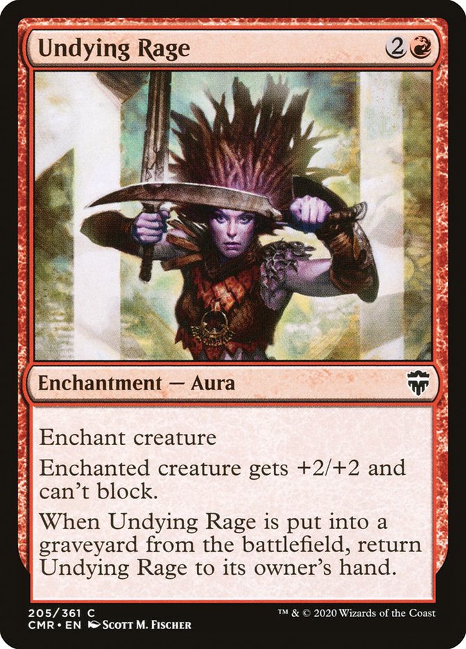 Undying Rage [Commander Legends] | Pegasus Games WI