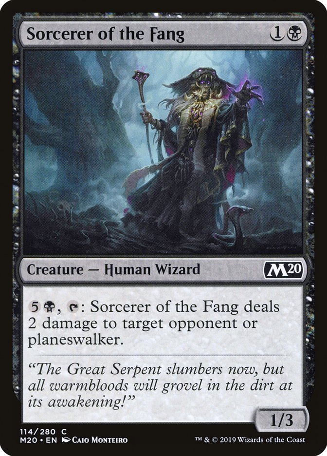 Sorcerer of the Fang [Core Set 2020] | Pegasus Games WI