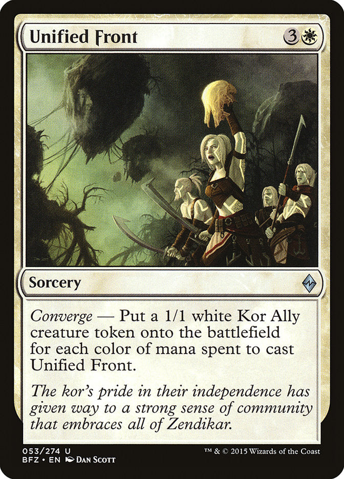 Unified Front [Battle for Zendikar] | Pegasus Games WI