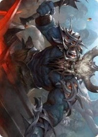 Frenzied Raider Art Card [Kaldheim Art Series] | Pegasus Games WI