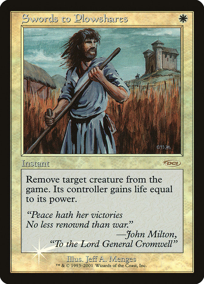 Swords to Plowshares [Friday Night Magic 2001] | Pegasus Games WI