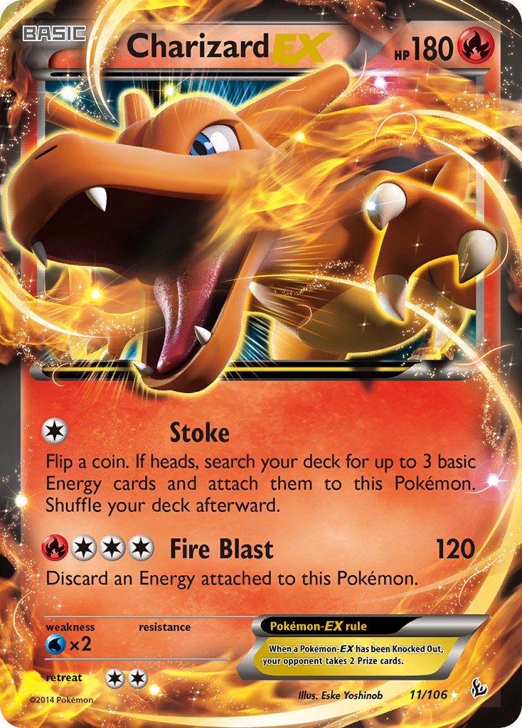 Charizard EX (11/106) [XY: Flashfire] | Pegasus Games WI