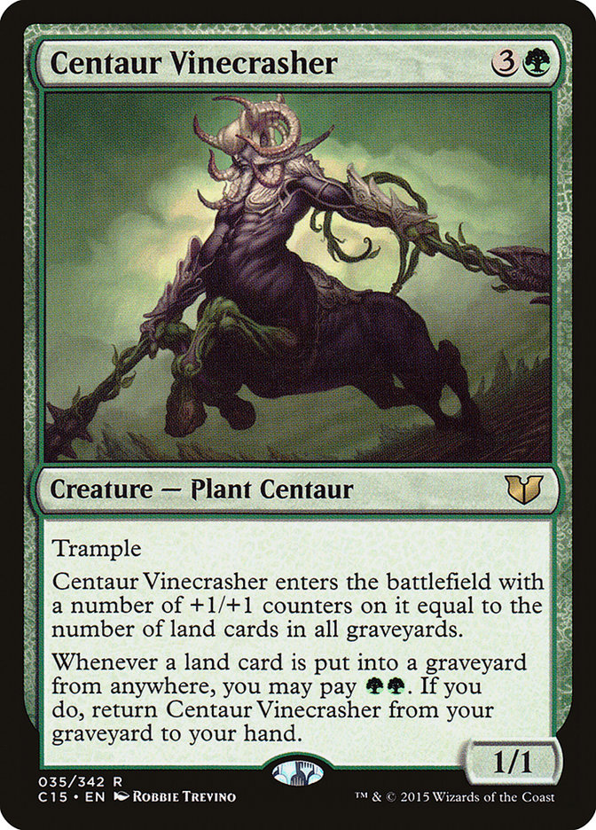Centaur Vinecrasher [Commander 2015] | Pegasus Games WI