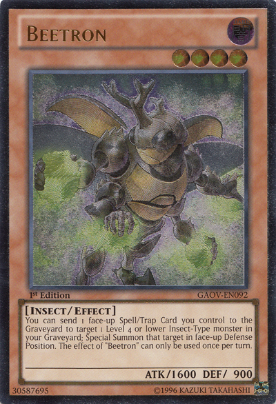 Beetron (UTR) [GAOV-EN092] Ultimate Rare | Pegasus Games WI