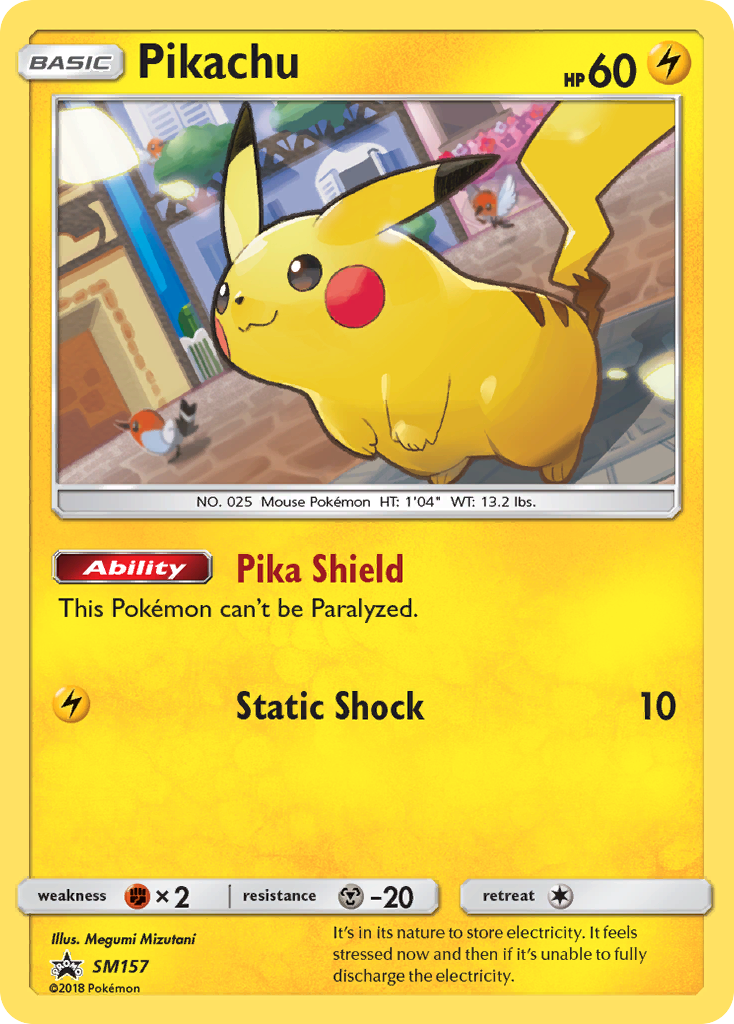 Pikachu (SM157) [Sun & Moon: Black Star Promos] | Pegasus Games WI