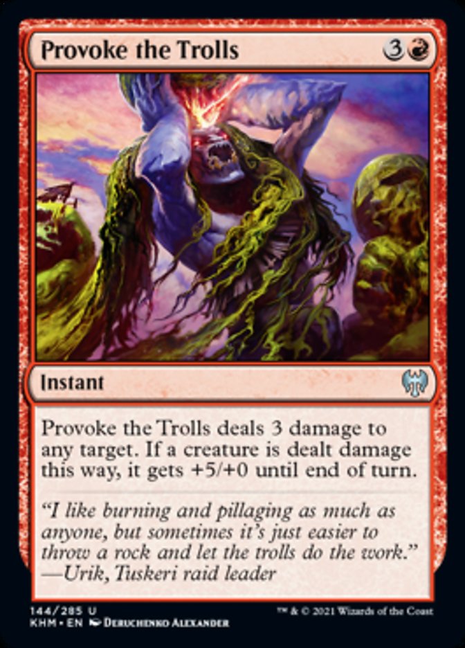 Provoke the Trolls [Kaldheim] | Pegasus Games WI