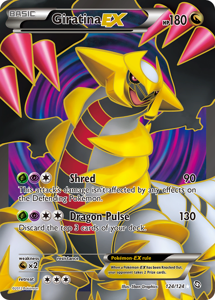 Giratina EX (124/124) [Black & White: Dragons Exalted] | Pegasus Games WI