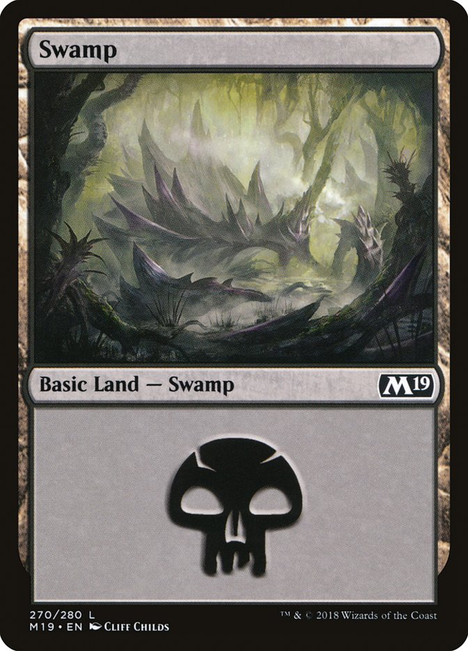 Swamp (270) [Core Set 2019] | Pegasus Games WI
