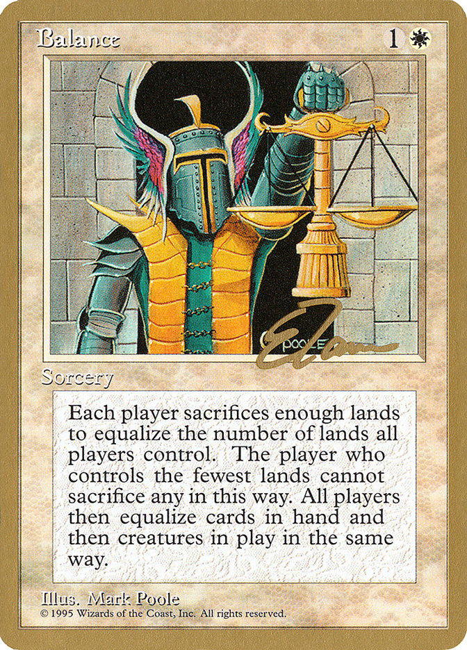 Balance (Eric Tam) [Pro Tour Collector Set] | Pegasus Games WI