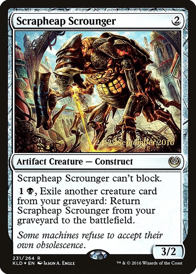 Scrapheap Scrounger [Kaladesh Prerelease Promos] | Pegasus Games WI