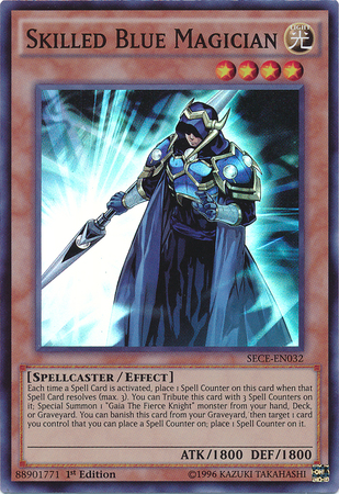 Skilled Blue Magician [SECE-EN032] Super Rare | Pegasus Games WI