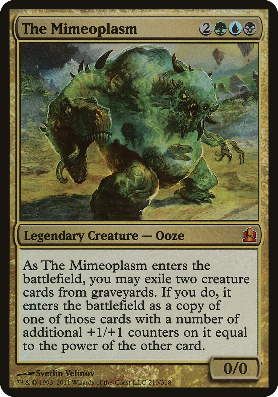The Mimeoplasm (Oversized) [Commander 2011 Oversized] | Pegasus Games WI
