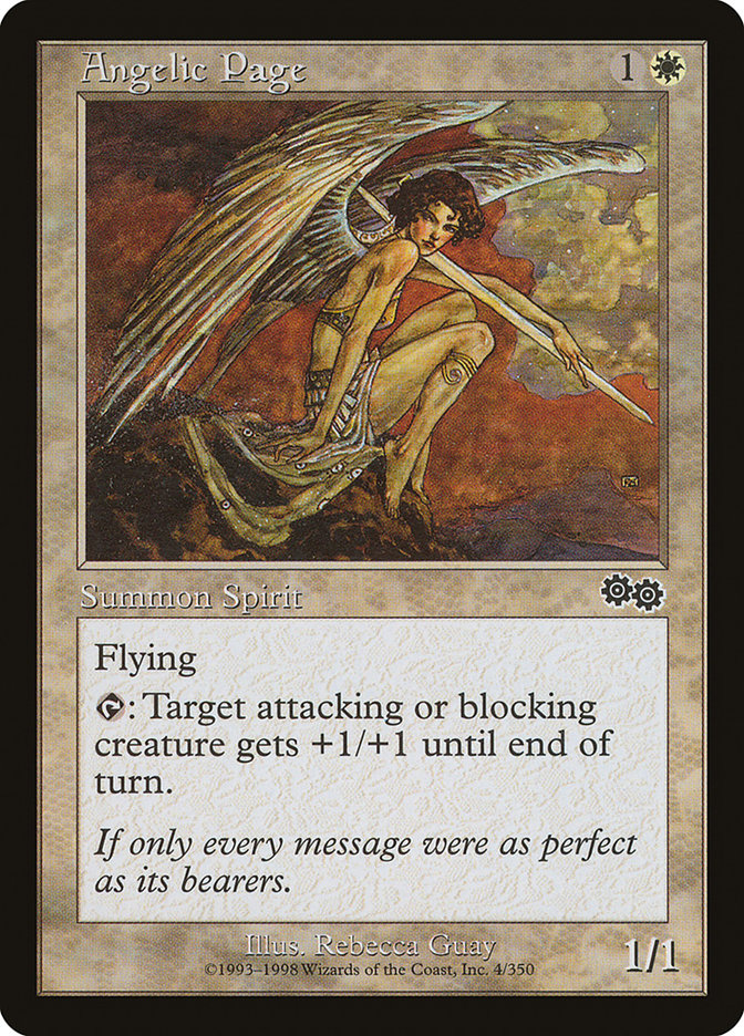 Angelic Page [Urza's Saga] | Pegasus Games WI